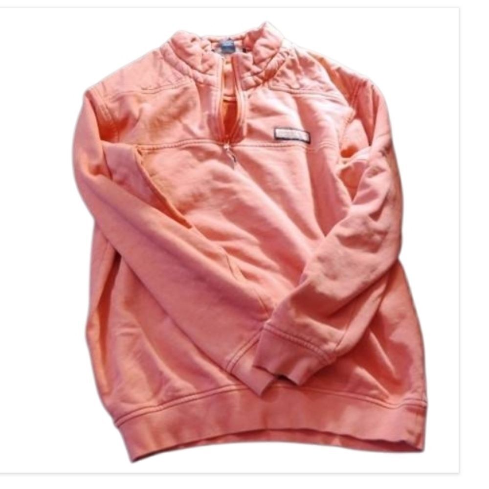 Vineyard Vines pink 1/2 zip pullover (33)
